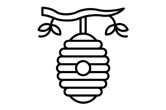 Beehive Outline Icon: A Versatile Asset for Modern Design