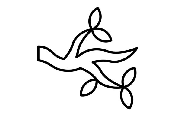 Branch Outline Icon: Essential Vector Graphics for Modern Projects