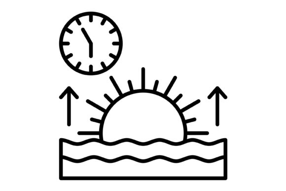 Capturing First Light: The Sunrise Outline Icon