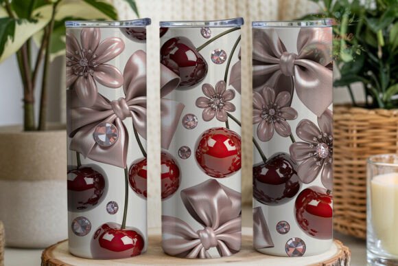 Elevate Your Brand with the Luxury Cherry Bows Design