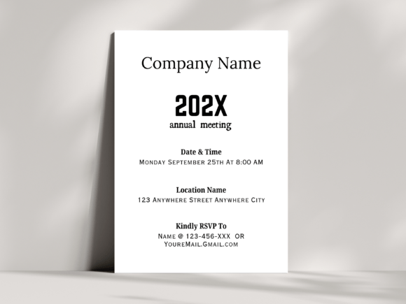 Elevate Your Corporate Events: A Professional Invitation Template