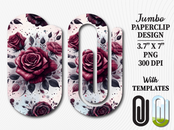 Embracing Nostalgia with the Vintage Dark Rose Jumbo Paperclip
