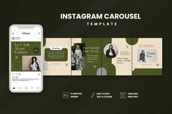 Modern Elegance with Talk Fashion Instagram Carousel