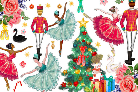 Nutcracker Clipart: Christmas Design Assets for Festive Projects