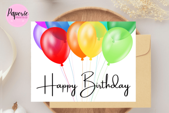 Printable Balloon Birthday Cards: Colourful Designs for Every Celebration