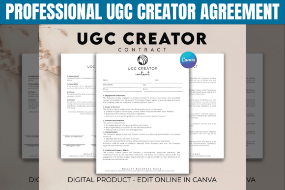 Secure Your Creative Business: The Professional UGC Creator Agreement