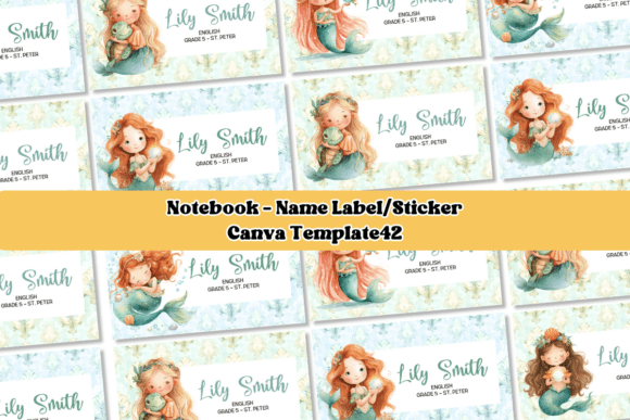 Transform Stationery with a Canva Template Name Label Sticker