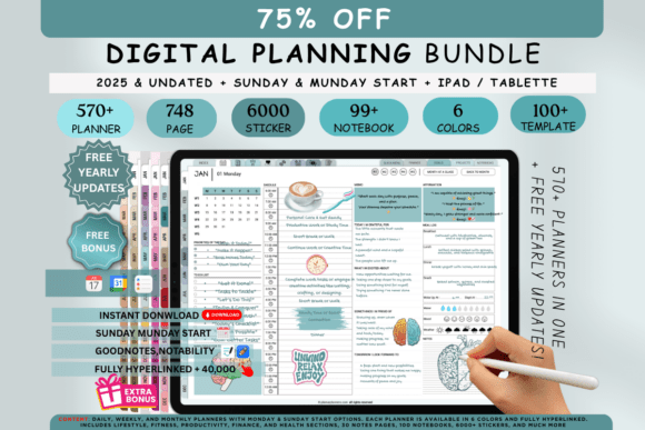 Ultimate All-in-One Digital Planner 2025: Your Planning Command Center